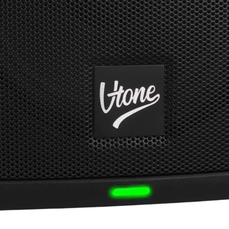 V-TONE ALPHA 8 Aktiivne Akutoitel Kolonnsüsteem Sisseehitatud Mikseriga, 300W RMS, 8-tolline Bassikõlar, Bluetooth, USB/SD, Kaja