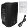 V-TONE ALPHA 8 Aktiivne Akutoitel Kolonnsüsteem Sisseehitatud Mikseriga, 300W RMS, 8-tolline Bassikõlar, Bluetooth, USB/SD, Kaja
