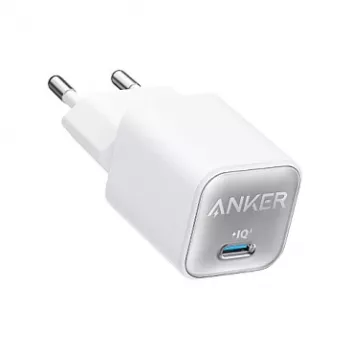 Anker 30W GaN Laadija PD 3.0 USB-C Valge (A2698G21)