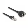 Delock RJ50 pikenduskaabel isane-emane S/FTP 2 m must