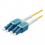 Synergy21 Fiber Optic Patch Cable 2m LC-LC OS2 Uniboot Rotatable Push/Pull 2mm