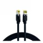 EFB-Elektronik RJ45 Patchkaabel Cat.6A S/FTP LSZH Draka UC900 TM31 Must 0,25m
