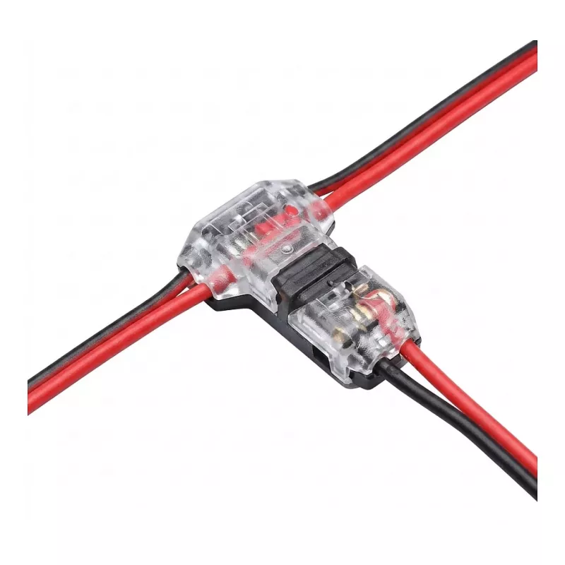 Synergy 21 LED FLEX Strip Additional Easy Connect T Shape Connector for 2 Line Clear