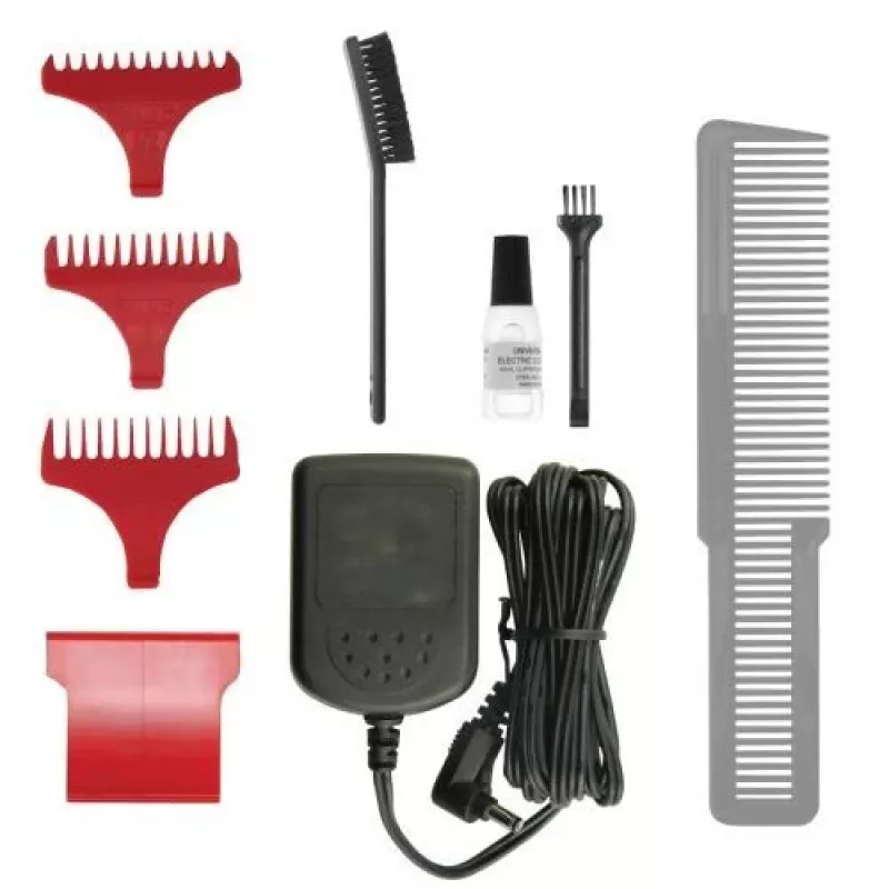 Wahl Professional Detailer LI juuksetrimmer, punane/hõbedane, liitiumioon
