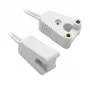 Synergy 21 LED-adapter T8 LED-torudele G13 pesa 2-osaline komplekt valge