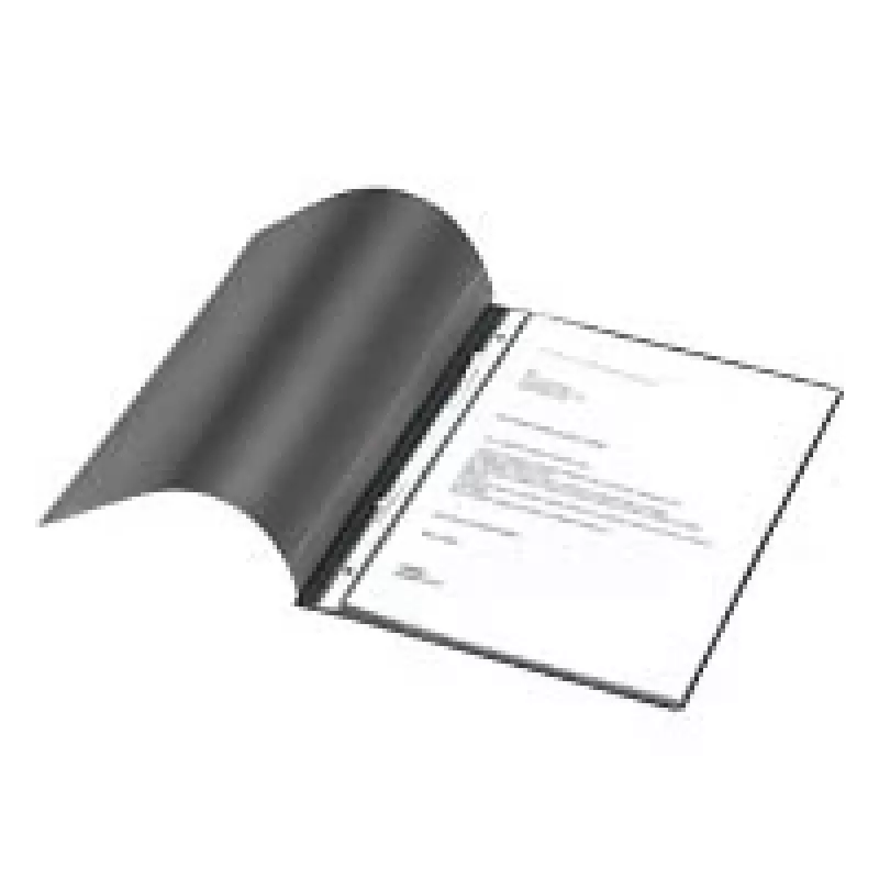 Durable DURALUX File Fastener Black 10 Pieces - DIN A4