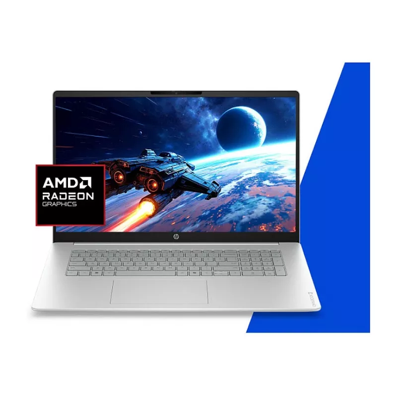 HP OmniBook 3 17-dp0451ng 17.3-tolline FHD sülearvuti (AMD Ryzen 5, 16 GB RAM, 512 GB SSD, Windows 11 Home) – Natural Silver