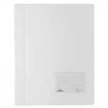 DURABLE DURALUX Quick Filing Folder A4+ Polüpropüleen Valge 10 mm Selg 250 Lehte Mahutavus