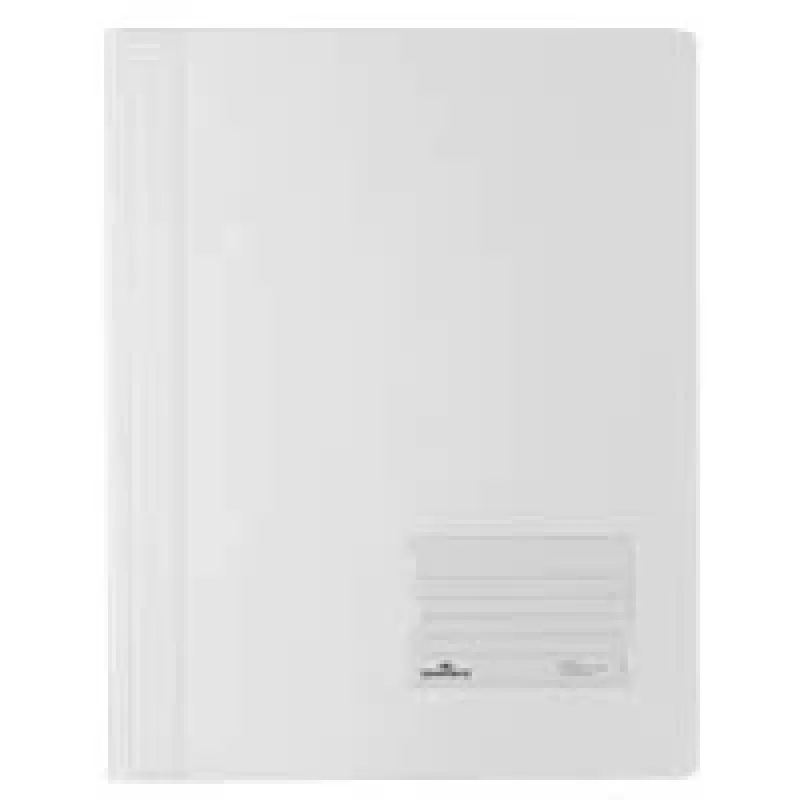 DURABLE DURALUX Quick Filing Folder A4+ Polüpropüleen Valge 10 mm Selg 250 Lehte Mahutavus