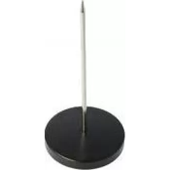 WESTCOTT Paper Spike, roostevaba teras, must, kõrgus: 130 mm, aluse läbimõõt: 70 mm, 1 tk (E-29700 00)