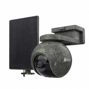 EZVIZ CS-EB8/SP Ranger akutoiteline välis-PT-kaamera komplekt päikesepaneeliga (4G/LTE, WiFi 2.4GHz, 4K, 8MP, 4 mm, IP65)