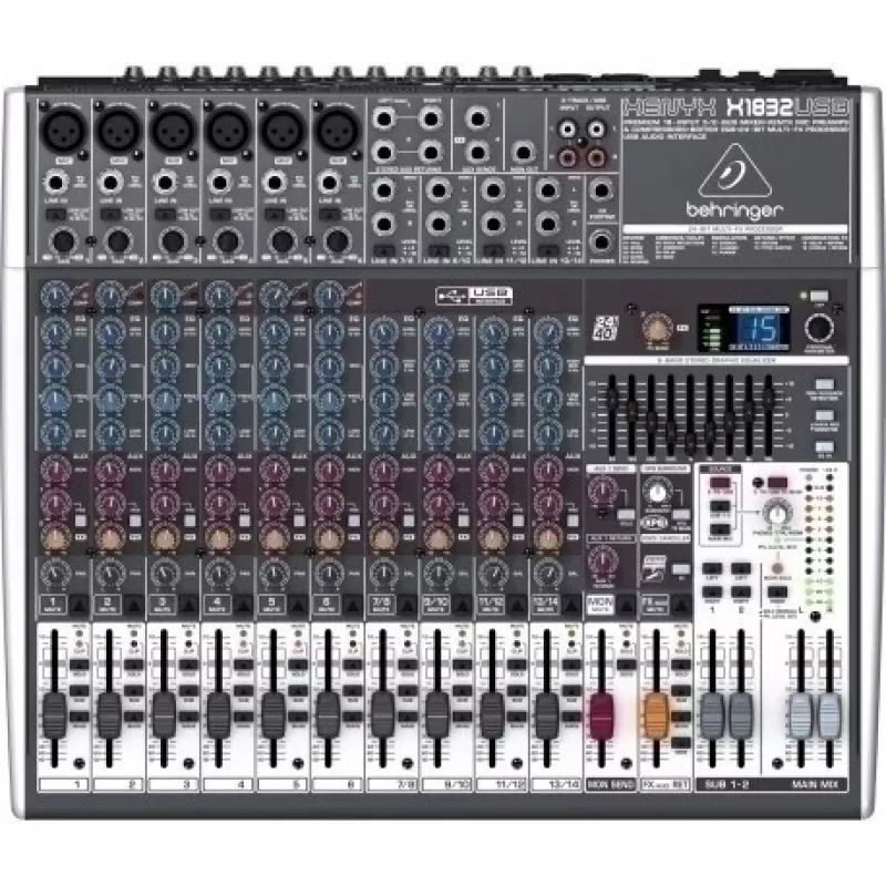 Behringer X1832USB Audio Mixer 18 kanalit