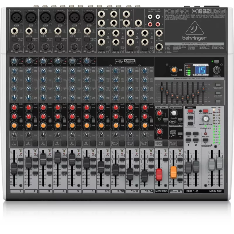 Behringer X1832USB Audio Mixer 18 kanalit