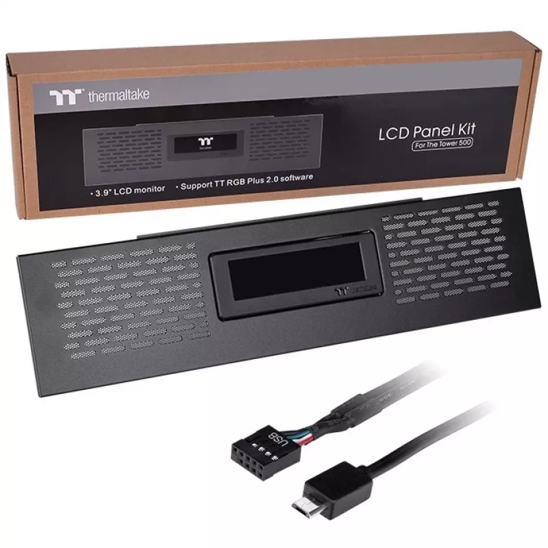 Thermaltake LCD-paneelikomplekt must Tower 500 jaoks