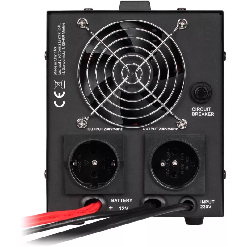KEMOT PROsinus-800 Katkematu toiteallikas 800VA/500W puhas siinuslaine 12V 230V must