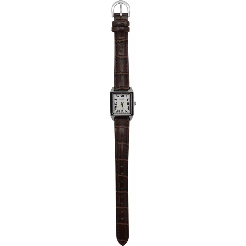 CASIO LTP-V007L-7B2UDF Naiste analoogkell, pruun/hõbe