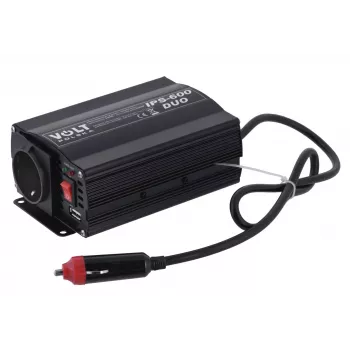 VOLT POLSKA IPS-600 DUO 12V 24V/230V 300/600W Pure Sine Wave Power Inverter