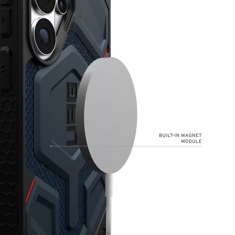 URBAN ARMOR GEAR UAG Monarch Pro Case with Magnetic Module for Samsung Galaxy S26 Ultra (Kevlar Mallard Blue)