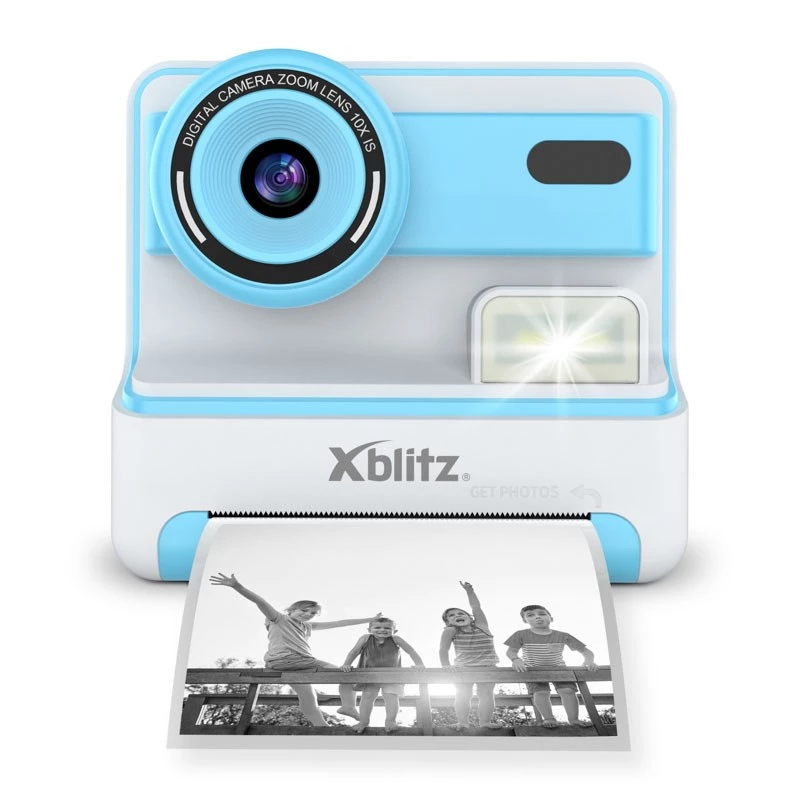 XBLITZ FLASH BLUE hetkekaamera termoprinteriga lastele