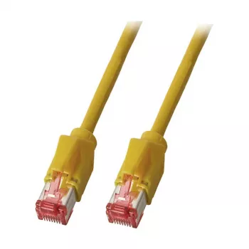 EFB-Elektronik RJ45 Patch Cable Cat.5e S/UTP PUR TM21 Drag Chain Compatible Yellow 1.5m
