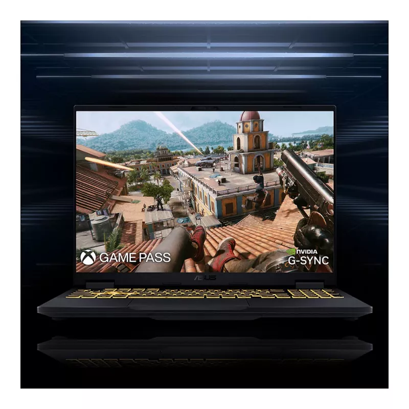 ASUS TUF Gaming F16 FX608JMI-TU290W 16 inch WUXGA 165Hz mängusülearvuti, Intel Core i7-14650HX, 16GB DDR5, 1TB SSD, NVIDIA GeForce RTX 5060, Windows 11 Home, Saksa QWERTZ klaviatuur, Mecha Gray