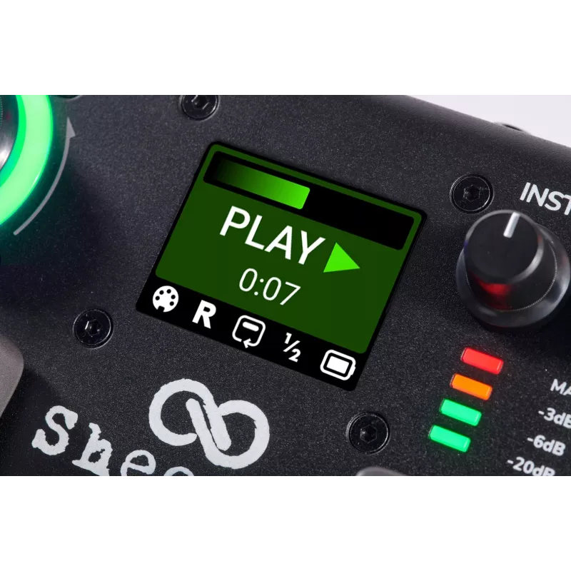 Sheeran Looper+ by HeadRush - Looper ja vokaalprotsessor 2 stereoloop-rajaga, 4 tundi salvestust, 128 mälu, vokaalefektid, 32-bit float heli