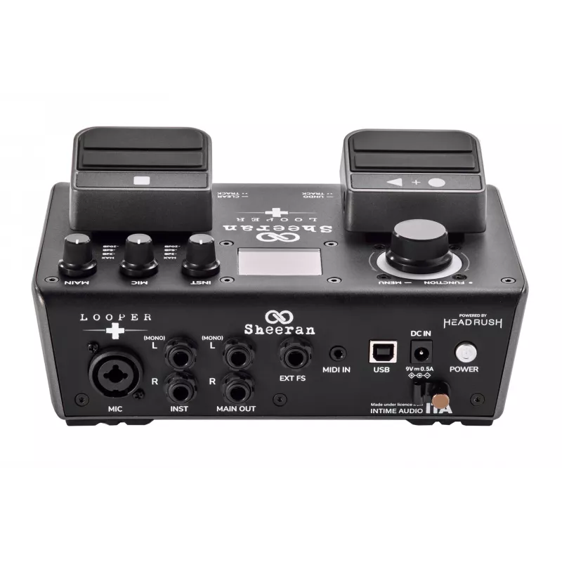 Sheeran Looper+ by HeadRush - Looper ja vokaalprotsessor 2 stereoloop-rajaga, 4 tundi salvestust, 128 mälu, vokaalefektid, 32-bit float heli