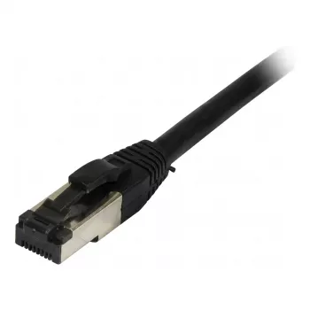Synergy21 Patch Cable RJ45, CAT8.1 2000MHz, 1,5m, Must, S/FTP, TPE/LSZH (SuperFlex), AWG26