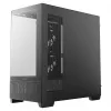 DeepCool CG380U Mid-Tower Korpus, Karastatud Klaas, 3x 120mm ARGB Ventilaatorit, Must