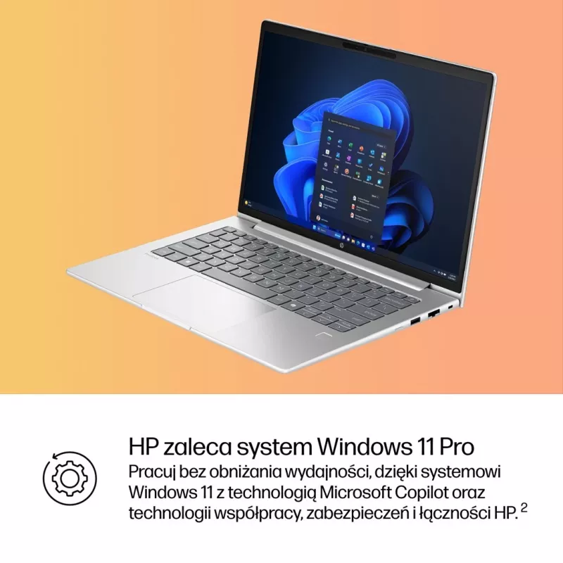 HP ProBook 4 G1i 14 tolli Ultra 7 255U 16GB DDR5 512GB SSD WUXGA Windows 11 Pro hõbedane 3 aastat kohapealne teenindus