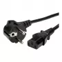 Synergy 21 toitekaabel 230V CEE 7/7 Schuko pistikuga IEC-C13 pistikupesa jaoks 1m must