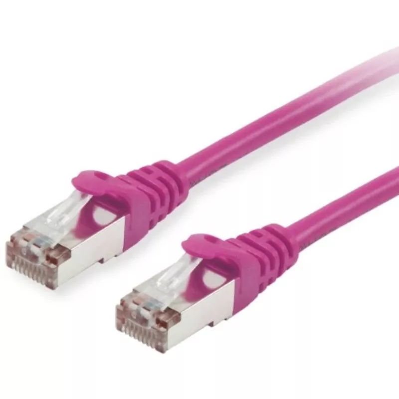Equip Cat.6 S/FTP Patch Cable RJ-45 (M) to RJ-45 (M) 0.5m Violet LSZH