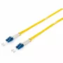 Equip Pro Fiber Optic Patch Cable LC/UPC to LC/UPC Single-mode Duplex OS2 2.0m Yellow