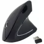Equip 245110 Vertikaalne Ergonoomiline Juhtmevaba Hiir - Paremakäeline - 2,4 GHz - USB Vastuvõtja - Must