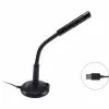 Equip Desktop Microphone with Adjustable Angle, USB Connection, Black