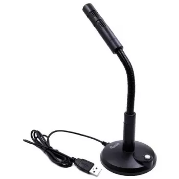 Equip Desktop Microphone with Adjustable Angle, USB Connection, Black