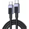 UGREEN L513 USB-C to USB-C kaabel 240W PD3.1 480Mbps Nylonist punutud alumiiniumkorpusega kaablisidemega 3m hall (45065)