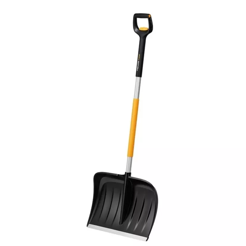 Fiskars 1057189 Snow Shovel Metal Black, Orange