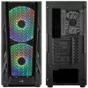 Aerocool AirHawk Duo Midi-Tower, Karastatud Klaas - Must
