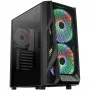 Aerocool AirHawk Duo Midi-Tower, Karastatud Klaas - Must