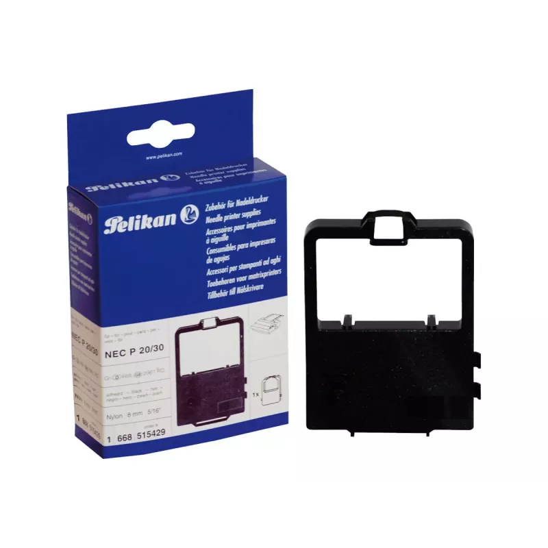 Pelikan Sobiv Ribbon Kasset 515429 NEC P20/P30 jaoks Must 1.8m