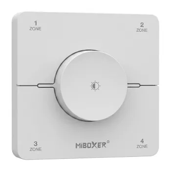 Miboxer Synergy 21 LED-pult 2,4 GHz kahe valge CCT 4 tsooni pöördpaneeliga valge (KOS-W)