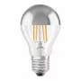 LEDVANCE LED Pirn 6.5W E27 650lm 2700K Soe Valge Hõbekroon 300°