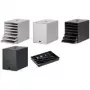 DURABLE IDEALBOX PLUS Lauasahtlikomplekt - 7 sahtlit - Hall - C4/A4 - Polüstüreen