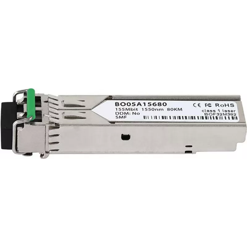 BlueOptics SFP-O3D-LR2 Ühilduv SFP Transiiver, LC-Duplex, 100BASE-ZX, Ühemoodiline Kiud, 1550nm, 80km, DDM, 0°C kuni +70°C