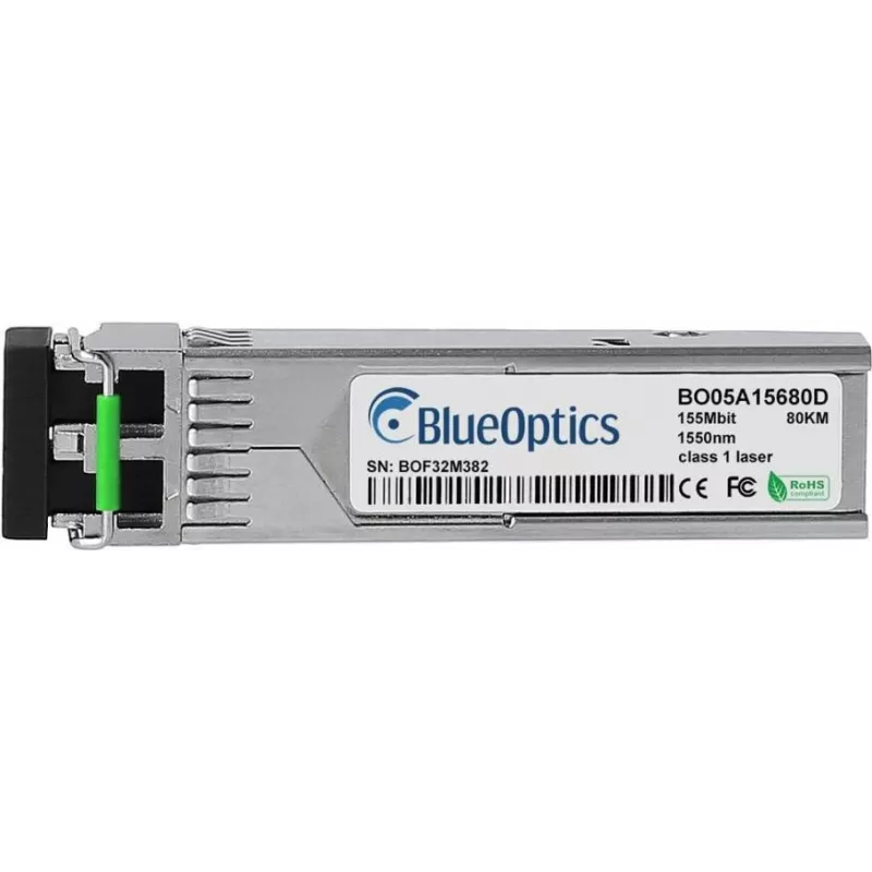 BlueOptics SFP Transceiver Compatible with Hirschmann 943 867-001, 155 Mbit/s, Singlemode, LC Duplex, 10 km, 1310 nm