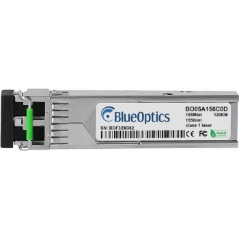 BlueOptics M-FAST SFP-LH/LC Ühilduv SFP-saatjate-vastuvõtja Ühemoodilisele 155 Mbit/s Andmeedastuseks Fiiberoptilistes Võrkudes, Toetab Fast Ethernet, Fibre Channel või SONET/SDH Rakendusi Lülitites, Ruuterites, Salvestussüsteemides jms