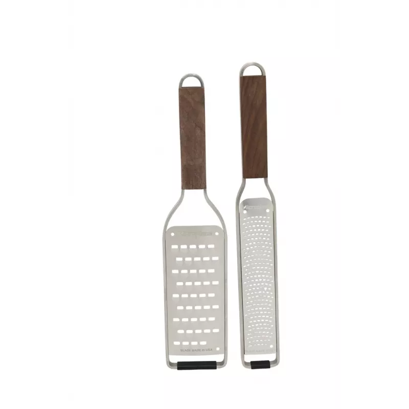 Microplane Master Series Grater Set with Wood Handle (43320 + 43308)