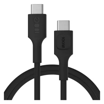 GREEN CELL USB-C to USB-C PowerFlex 100W Silicone Cable 1.2m Black