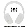 Skullcandy Crusher Evo juhtmeta üle-kõrvaklapid sensoorse bassi, Bluetooth 5.0, 40-tunnise akuga, valge
